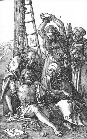 Albrecht Durer Lamentation over Christ oil painting image